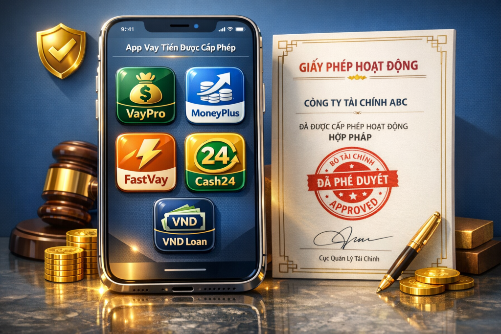 Top 5 App Vay Tiền Online Được Cấp Phép Tại Việt Nam 2026