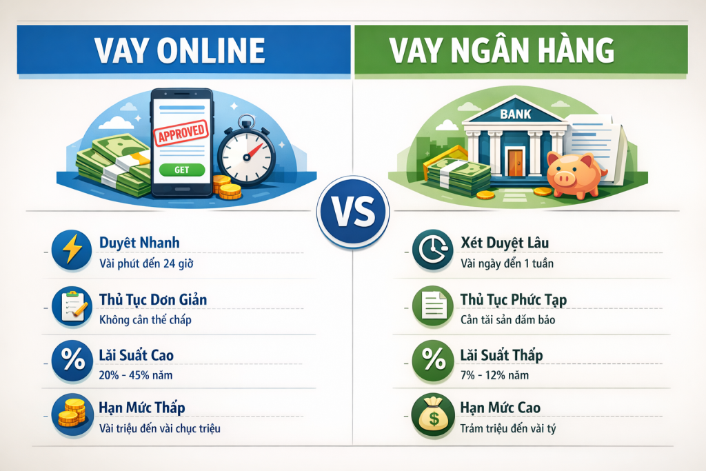 Lựa Chọn Hình Thức Vay Phù Hợp: Online Hay Truyền Thống?